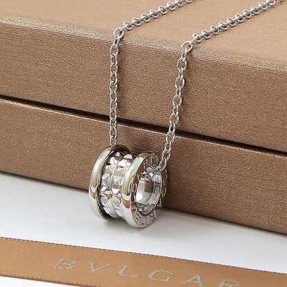 BVN42 Little Red Charity Rivet Necklace steel jewelry for men and women