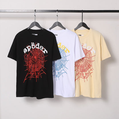 SPC22 New men's and women's summer pure cotton top T-shirt clothing