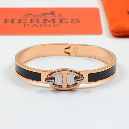 HB57 Classic Pig Nose H Logo Bracelet, High Quality Jewelry Gift for Women