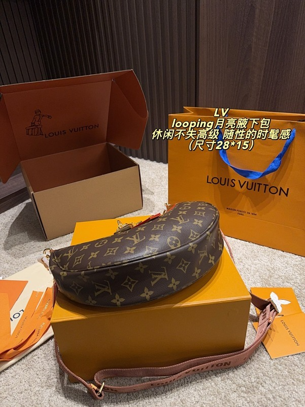 MLP77 Leather bag 28-15CM  Bags with Box