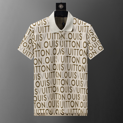 LVC207 New men's summer pure cotton short sleeved top+shorts clothing