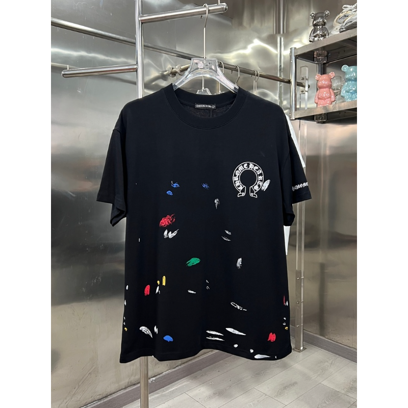 KLC31  New high-quality men's and women's summer pure cotton T-shirt short sleeved top clothing