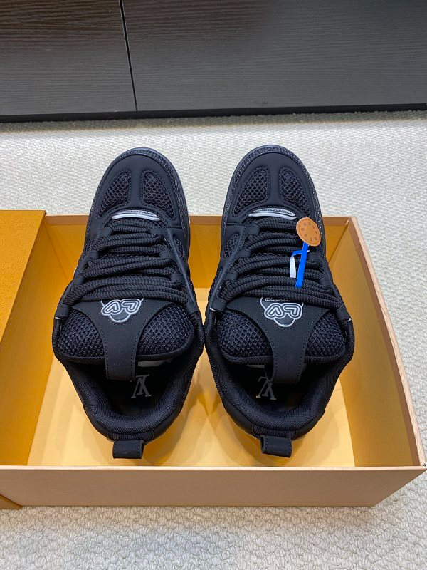 OLS45 Real Leather Women35-40 Man40-45 Sneakers shoes With box