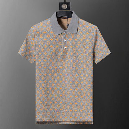 LVC037 New men's short sleeved polo top+shorts clothing