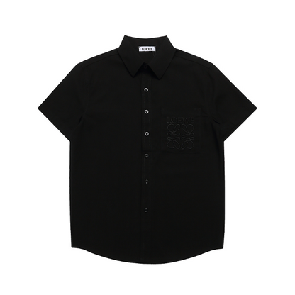 LOC47  New men's summer short sleeved top cardigan top clothing