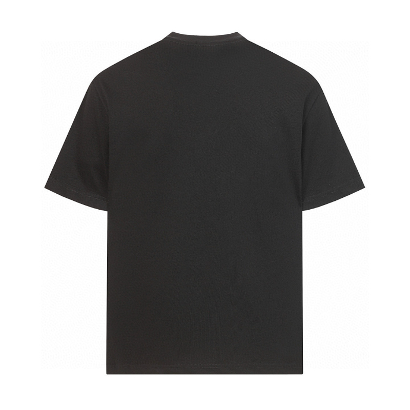 LVC056 High quality men's and women's pure cotton summer short sleeved T-shirt embroidered clothing