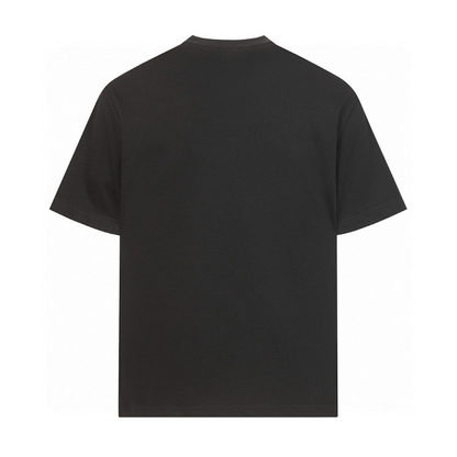 LVC056 High quality men's and women's pure cotton summer short sleeved T-shirt embroidered clothing