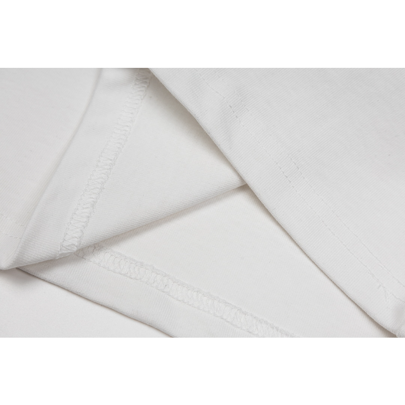 OFFC11 New men's and women's summer pure cotton short sleeved top clothing
