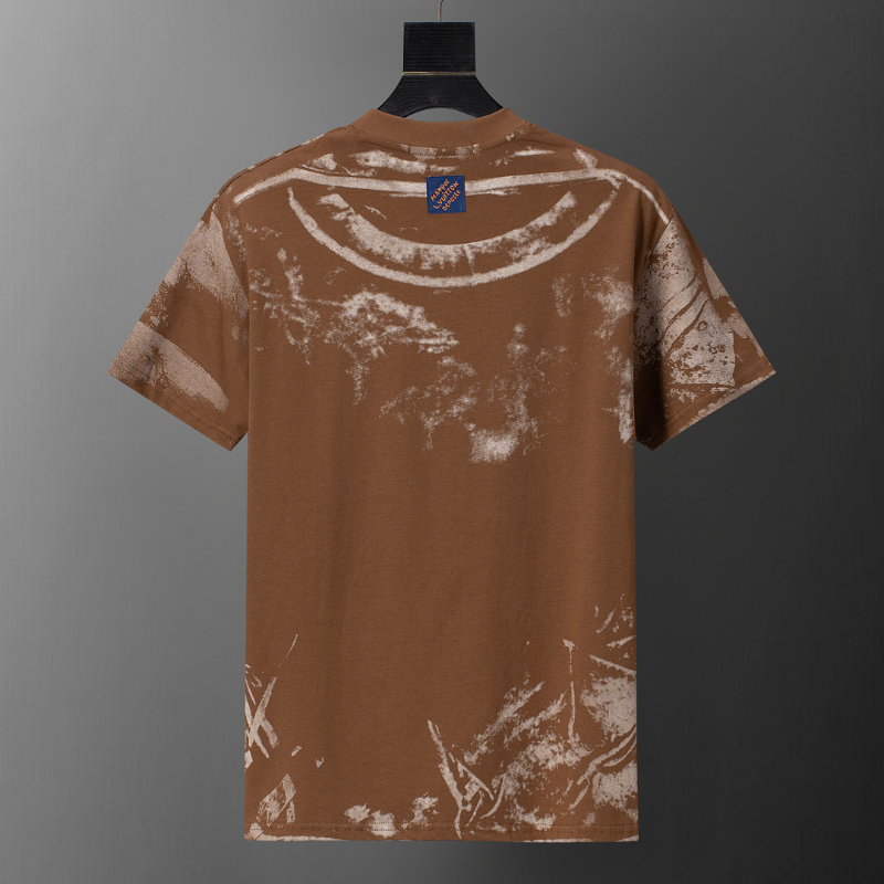 LVC203 New men's summer pure cotton top and short sleeved clothing