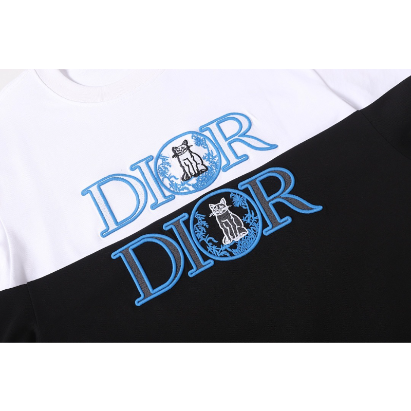 DIC20 New Men's and Women's Summer Short sleeved Cotton T-shirt Embroidered Craft Clothing