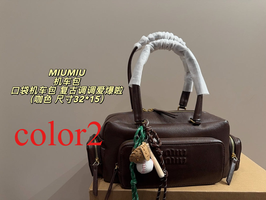MIP2  Women's Fashion Retro  32*15cm Shoulder Bag