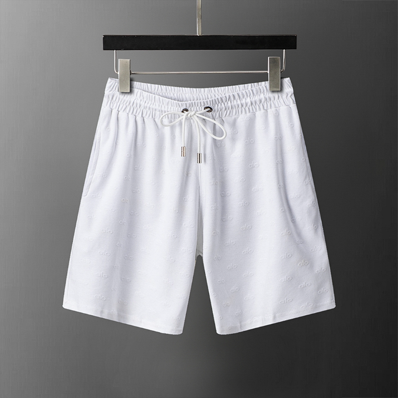 ALOC5 New Men's Summer Cotton Top+Shorts Set Clothing