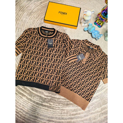 FDC18 New women's summer T-shirt knitted ice silk fabric clothes