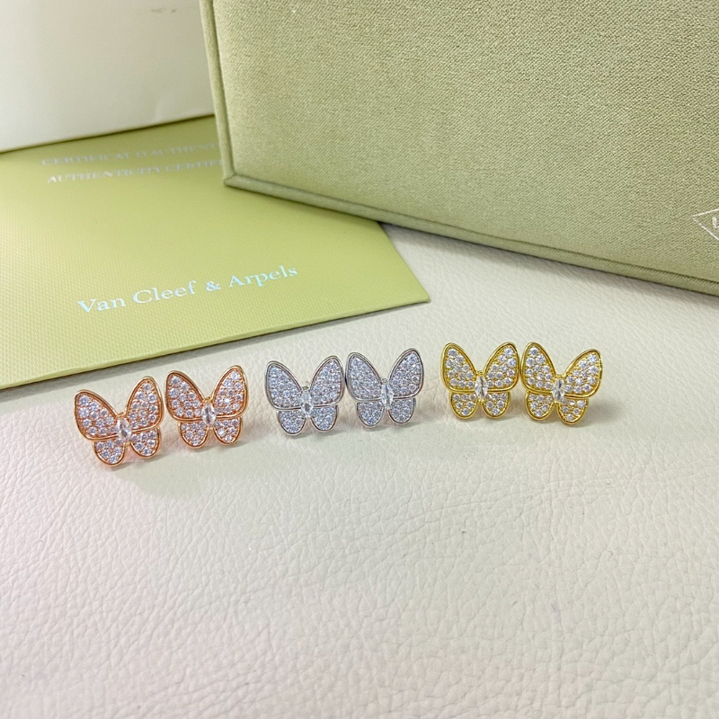 VAE54  Women's New Full Diamond Butterfly Earnail Jewelry
