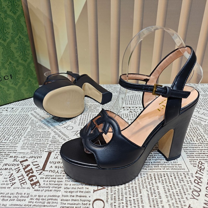 JHGS21 Slipper 12CM Heel Size 35-42 Shoes with box