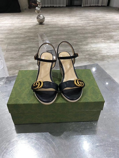 JHGS1 Slipper 8CM Heel Size 35-41 Lether Shoes with box