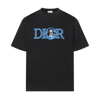 DIC20 New Men's and Women's Summer Short sleeved Cotton T-shirt Embroidered Craft Clothing