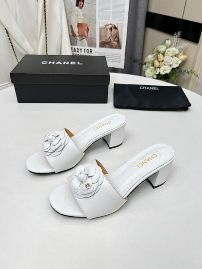 SHCS2 Women Heel slipper Shoes 35-42 with box