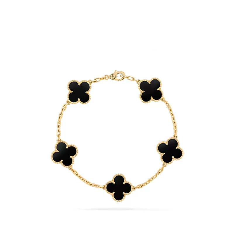 VAB38 Classic Four Leaf Clover High Quality Shell Bracelet Jewelry 1:1