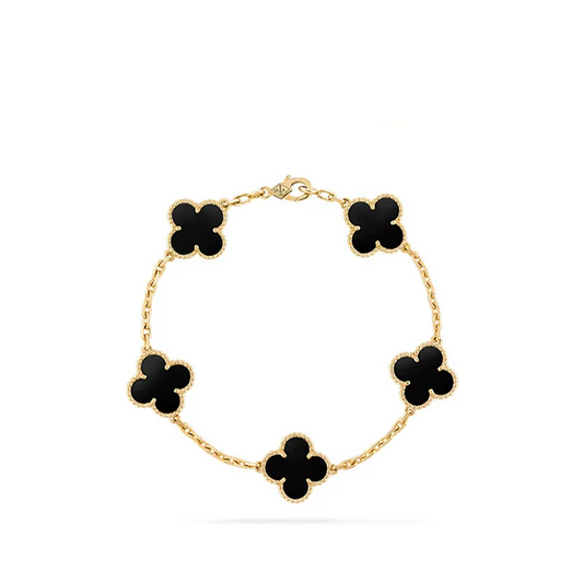 VAB38 Classic Four Leaf Clover High Quality Shell Bracelet Jewelry 1:1