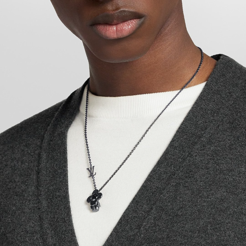 X728   Men's and women's titanium steel necklace jewelry