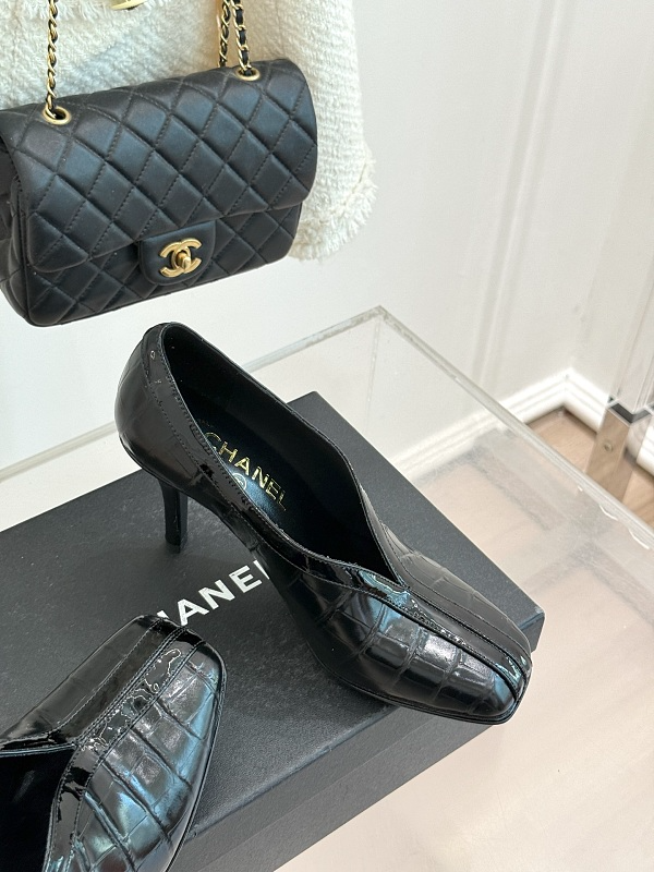 ZLCS5 High heels 6.5CM Size 35-41 Women Letaher shoes with box