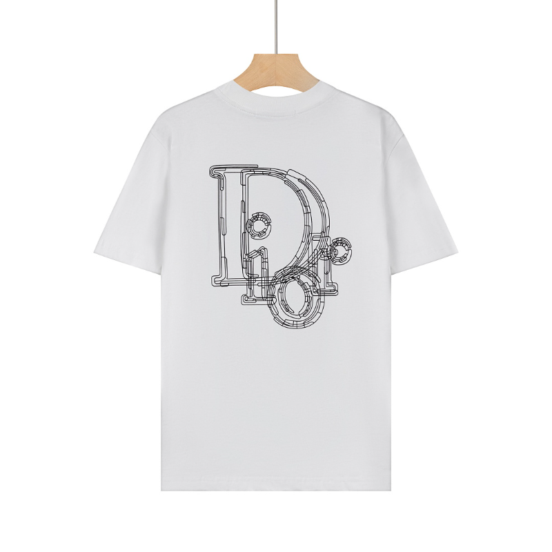 DIC42  New men's and women's summer pure cotton short sleeved top clothing