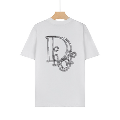 DIC42  New men's and women's summer pure cotton short sleeved top clothing