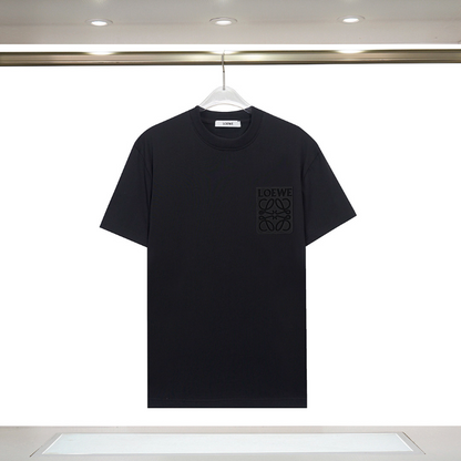 LOC45 New men's and women's summer pure cotton top T-shirt Clothing