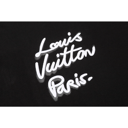 LVC056 High quality men's and women's pure cotton summer short sleeved T-shirt embroidered clothing
