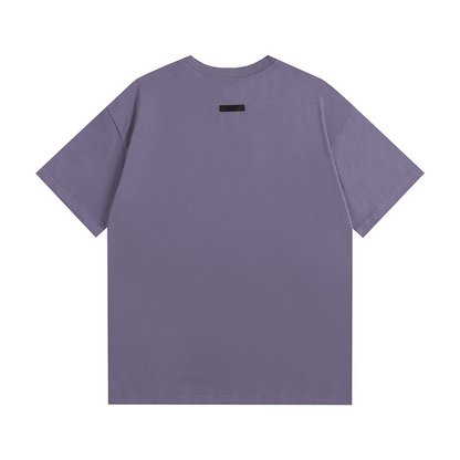 FGC12 New men's and women's summer short sleeved T-shirt double yarn cotton top loose fit  clothing