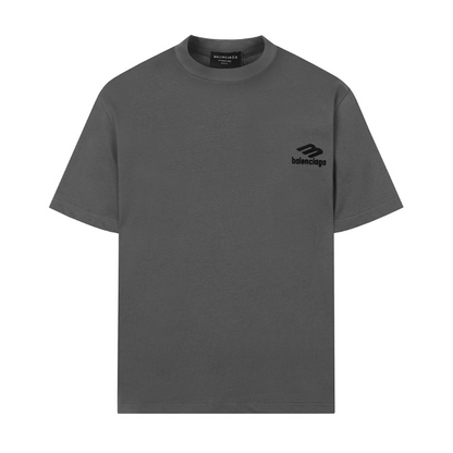 BAC32 New Men's and Women's Summer Short sleeved Cotton T-shirt Embroidered Craft Clothing