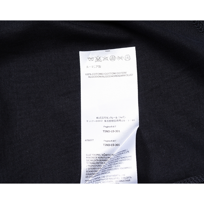 MOC043 New men's and women's summer pure cotton short sleeved top clothing