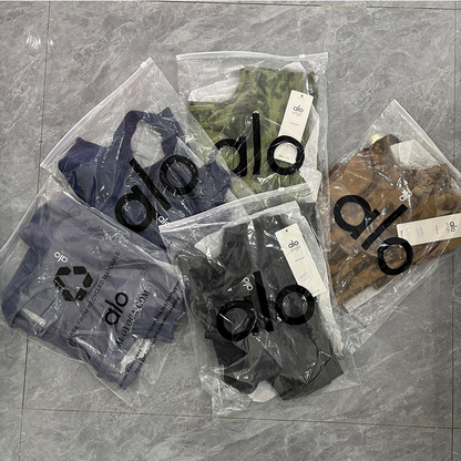 alo5101 Women's yoga clothes, sports bras, vest style underwear, elastic back tight fitting clothes, tie dye clothing