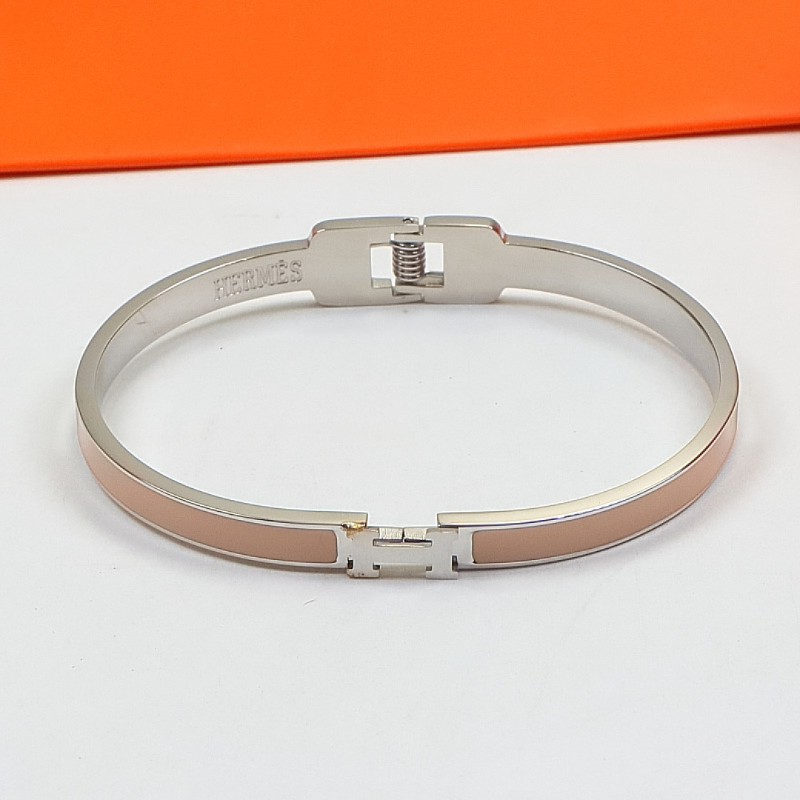 HB58 Narrow Edition H Letter Titanium Steel Bracelet for women jewelry
