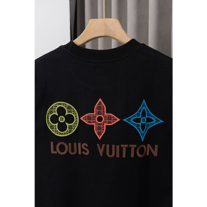 LVC049 New men's and women's summer pure cotton top T-shirt clothing