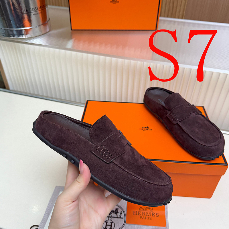 OHS2 Women slipper Leather Sole Shoes 35-41 with box