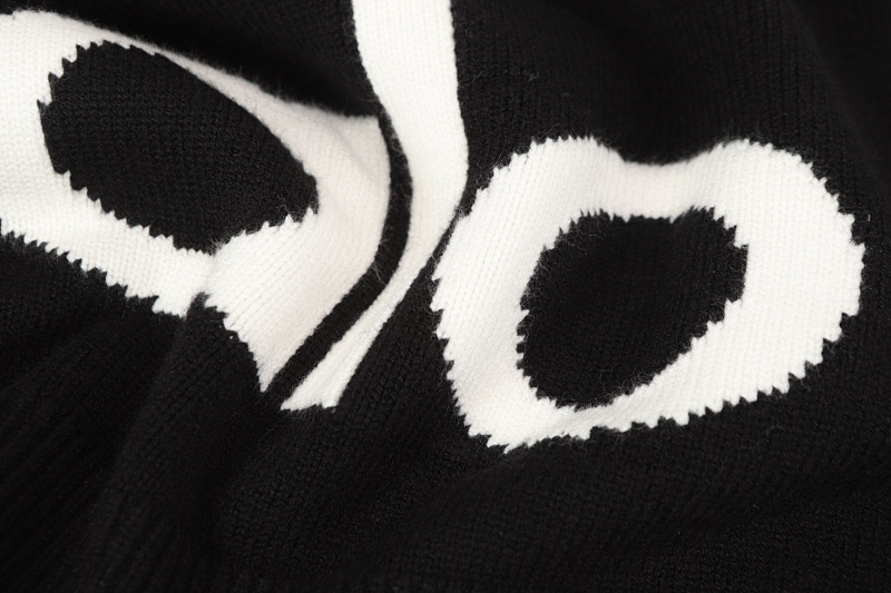 ALOC1 New autumn and winter men's and women's trendy brand new sweater jacquard letter clothing