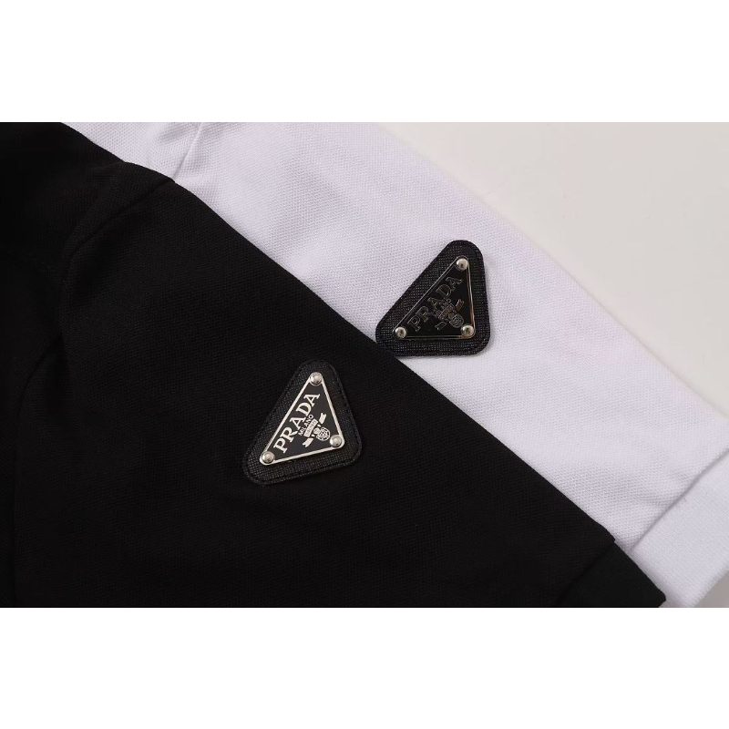 PRC10 New Summer Men's Polo Top with High Quality Beaded Pulling Frame Cotton Fabric Clothing