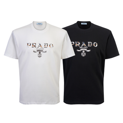 PRC88 New men's and women's summer pure cotton top T-shirt Clothing