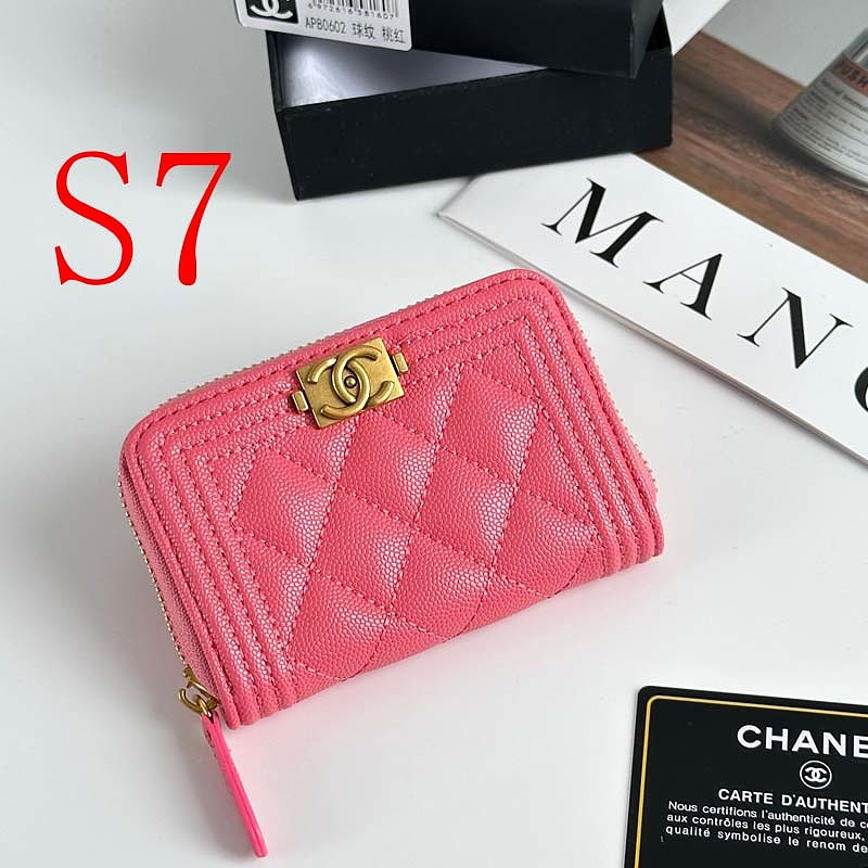 LCP74 Card bag 11-7.5CM Leather Wallet with box