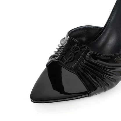 OYS12 Classic 6.5CM 9CM High heels 35-43 for women Leather shoes Box