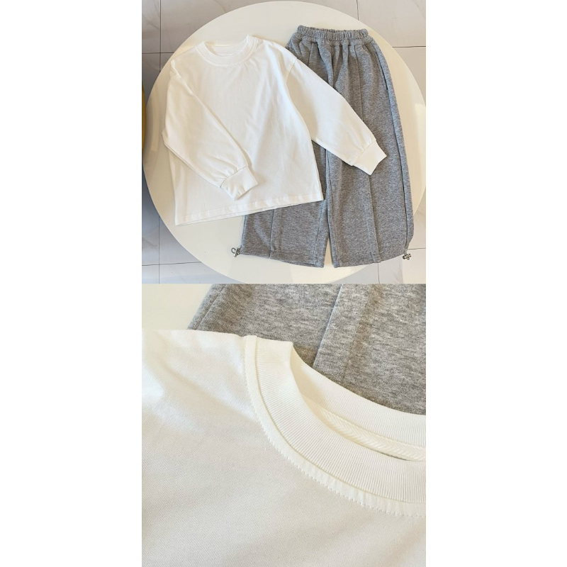 TMOC1 New Spring and Autumn Cotton Set for Boys and Girls, Long Sleeve+Pants+Hooded Tank Top Clothing