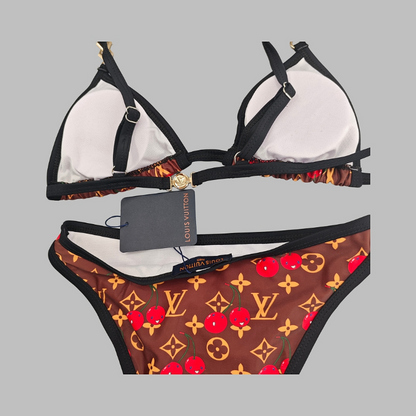 BL2501 New women's summer swimsuit bikini two-piece set+square scarf bikini