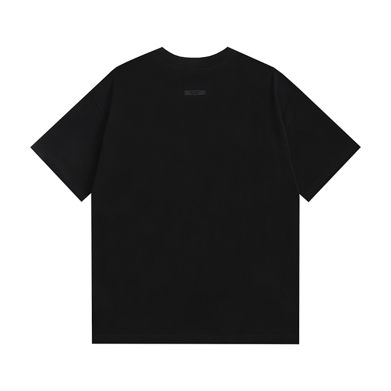 FGC12 New men's and women's summer short sleeved T-shirt double yarn cotton top loose fit  clothing