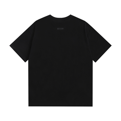 FGC12 New men's and women's summer short sleeved T-shirt double yarn cotton top loose fit  clothing