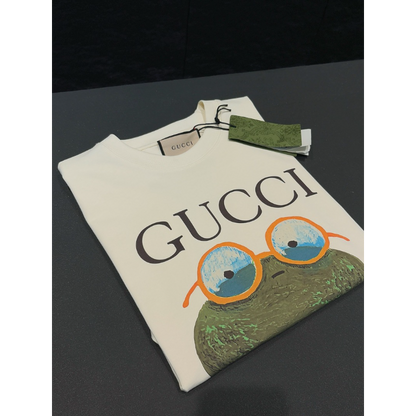 GUC052  New men's and women's summer pure cotton top T-shirt Clothing