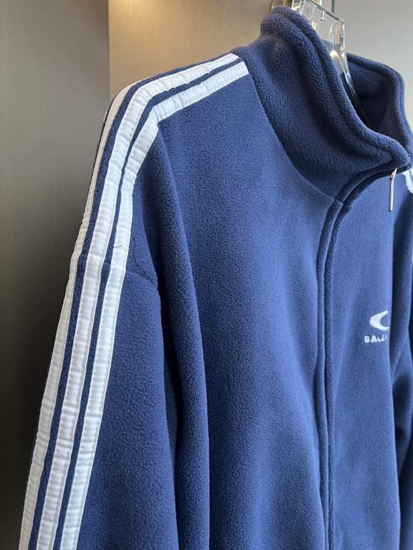 BAC104 New autumn and winter men's and women's suede standing collar blue jacket clothing