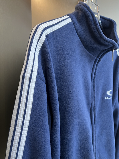 BAC104 New autumn and winter men's and women's suede standing collar blue jacket clothing