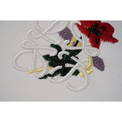 LOC46  New men's and women's summer pure cotton tops with T embroidery clothing